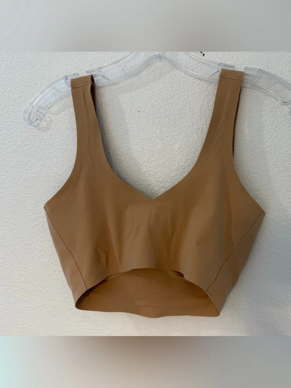 SKIMS Naked Scoop Longline Wireless Bra Clay Nude Buttery Soft Lounge Essential
